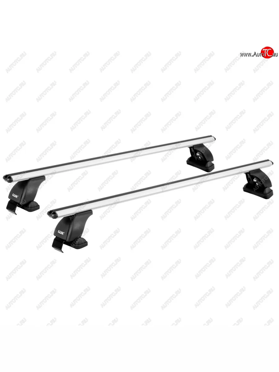 Багажник на крышу без рейлингов в сборе LUX  Ravon R2 (2016-2025) (поперечины аэро-классик 110 см (цвет серебро))  в Самаре Самарской области