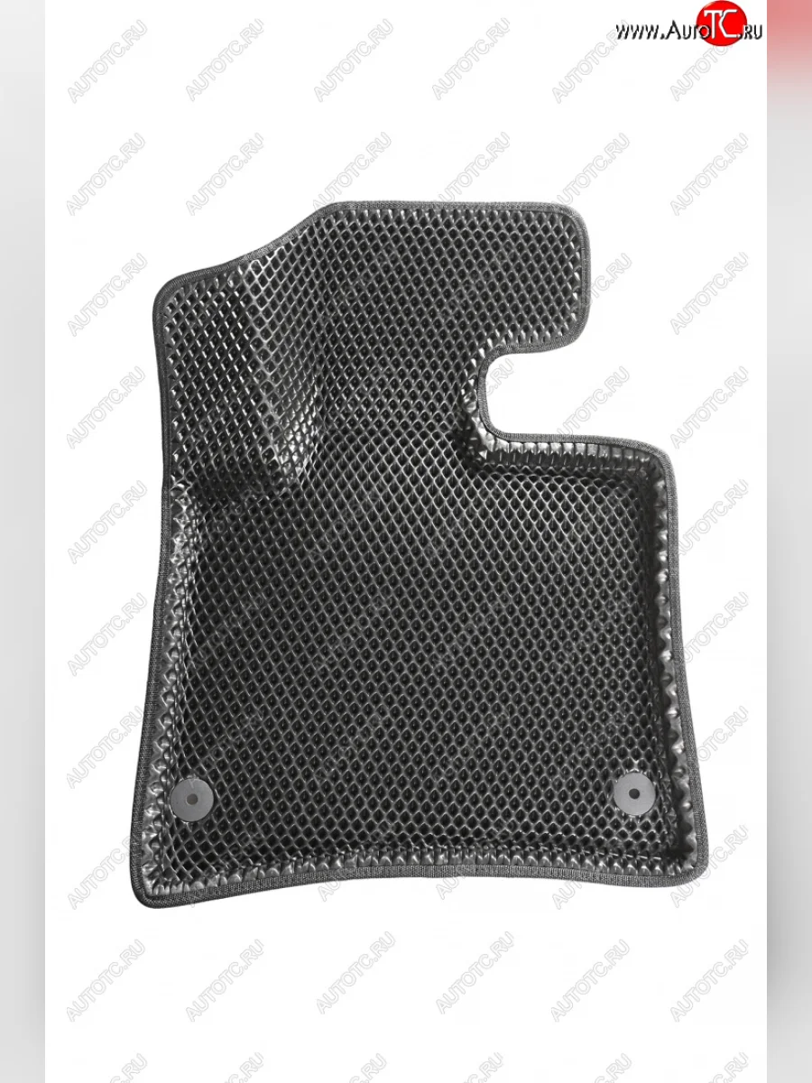 Коврики в салон EVA (3D, ромб, чёрные) Seintex Audi Q7 4L рестайлинг (2009-2015)  с доставкой в г. Керчь