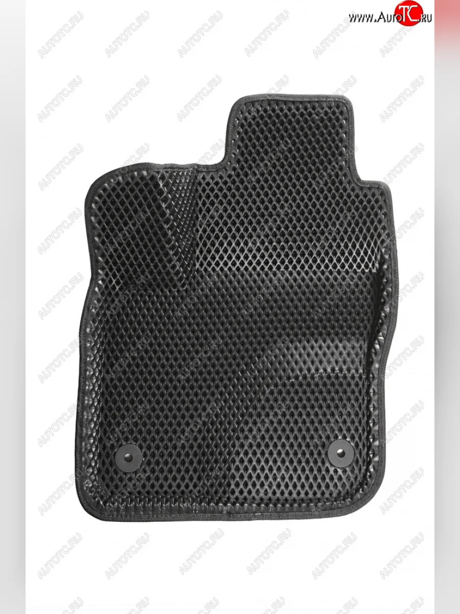 Коврики в салон EVA (МКПП, 3D, ромб, чёрные) Seintex Ford Focus 3 универсал рестайлинг (2014-2019)  с доставкой в г. Керчь