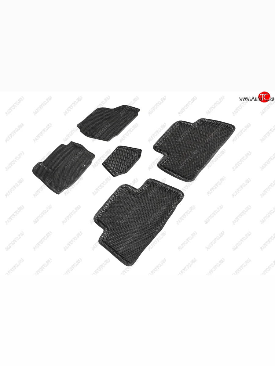 Коврики в салон EVA (3D, ромб, чёрные) Seintex Ford Galaxy 2 дорестайлинг (2006-2010)  в Керчи Республика Крым