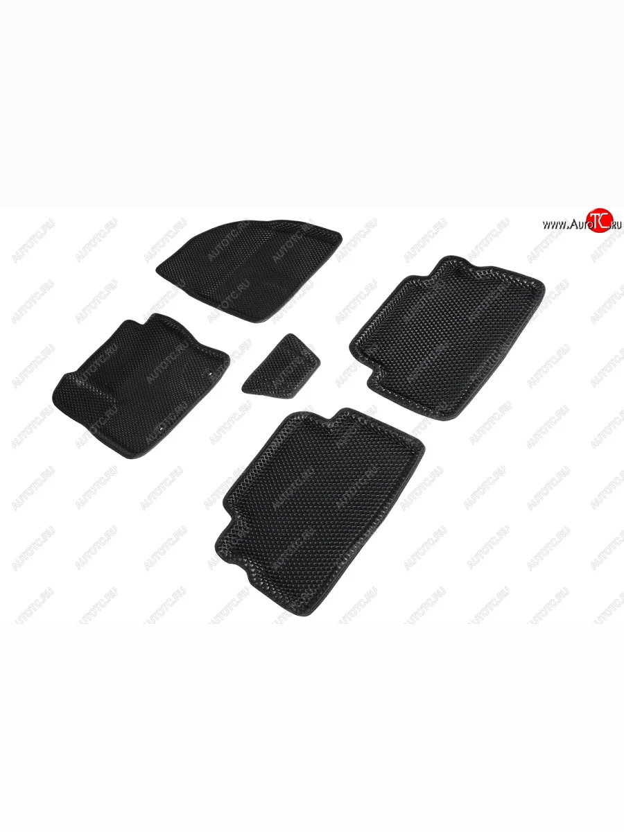 Коврики в салон EVA (3D, ромб, чёрные) Seintex Ford Kuga 1 (2008-2013)  в Самаре Самарской области