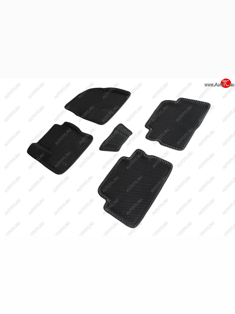 Коврики в салон EVA (3D, ромб, чёрные) Seintex Ford Kuga 2 дорестайлинг (2013-2016)  в Самаре Самарской области