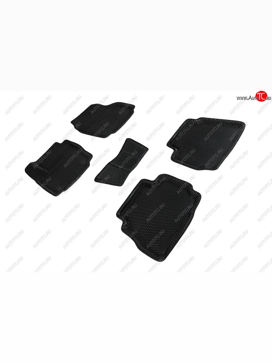 Коврики в салон EVA (3D, ромб, чёрные) Seintex Ford Mondeo Mk4,BD рестайлинг, седан (2010-2014)  в Керчи Республика Крым