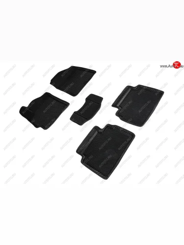 Коврики в салон EVA (3D, ромб, чёрные) Seintex Hyundai Elantra MD дорестайлинг (2010-2013)