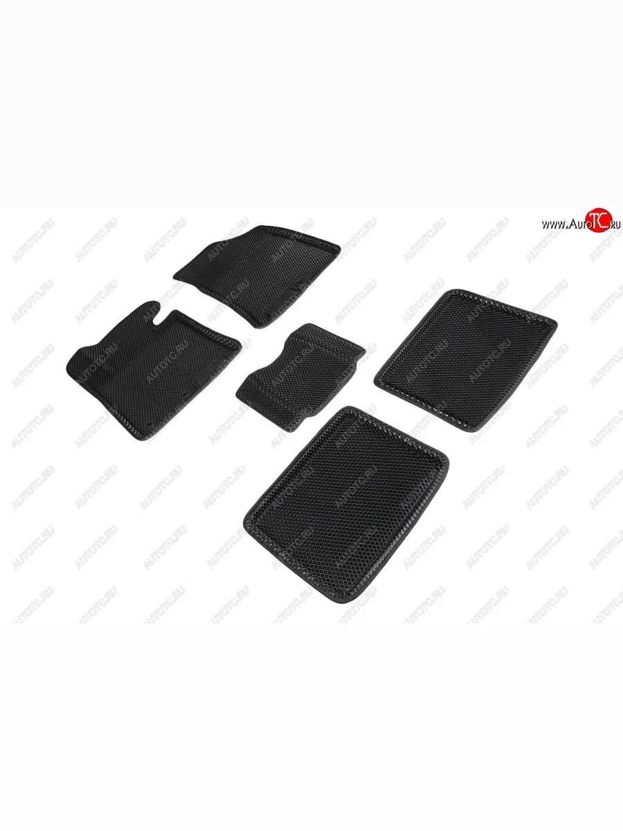 Коврики в салон EVA (3D, ромб, чёрные) Seintex Hyundai I40 1 VF дорестайлинг седан (2011-2015)  с доставкой в г. Керчь