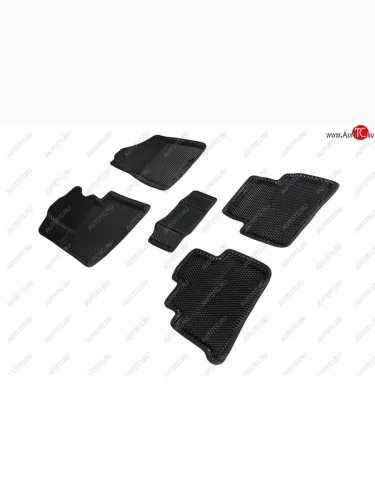 Коврики в салон EVA (3D, ромб, чёрные) Seintex Hyundai Tucson TL рестайлинг (2018-2021)