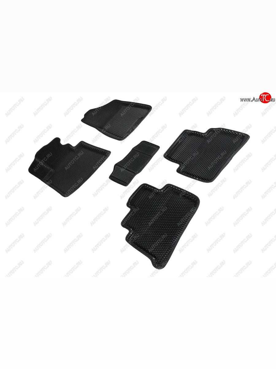 Коврики в салон EVA (3D, ромб, чёрные) Seintex Hyundai Tucson TL рестайлинг (2018-2021)  в Керчи Республика Крым