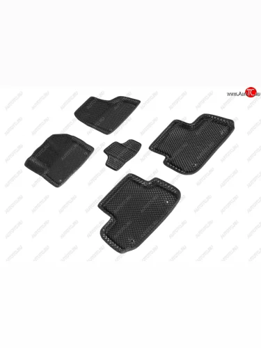 Коврики в салон EVA (3D, ромб, чёрные) Seintex Land Rover Discovery Sport L550 дорестайлинг (2014-2019)