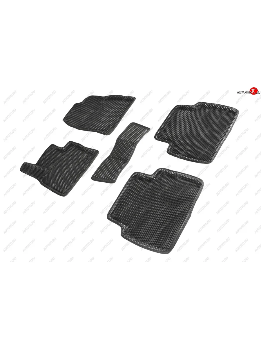 Коврики в салон EVA (3D, ромб, чёрные) Seintex Mazda CX-5 KF (2016-2025)  с доставкой в г. Пермь