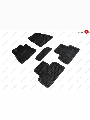 Коврики в салон EVA (3D, ромб, чёрные) Seintex Nissan Juke  1 YF15 (2010-2020) дорестайлинг, рестайлинг