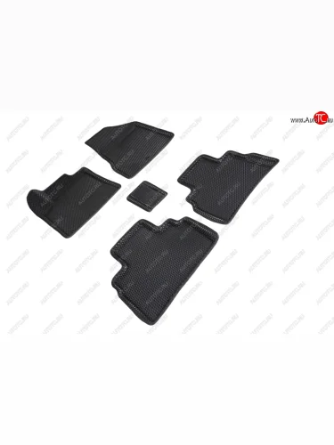 Коврики в салон EVA (3D, ромб, чёрные) Seintex Nissan Murano 3 Z52 дорестайлинг (2015-2022)