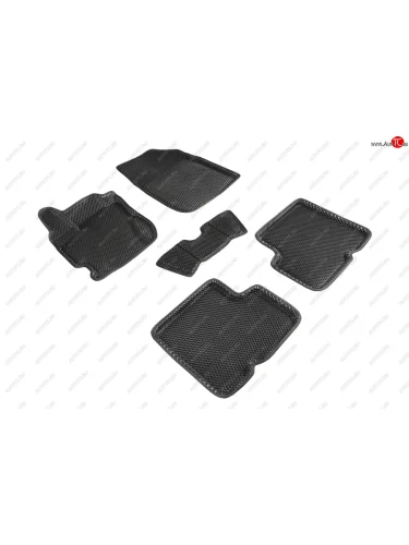 Коврики в салон EVA (3D, ромб, чёрные) Seintex Renault Duster HS рестайлинг (2015-2021)