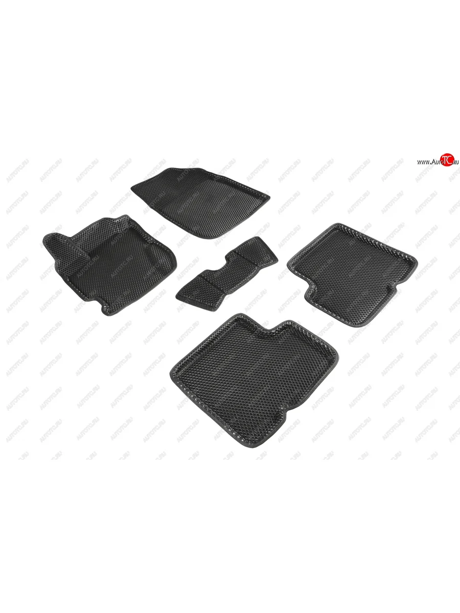 Коврики в салон EVA (3D, ромб, чёрные) Seintex Renault Duster HS рестайлинг (2015-2021)  в Перми Пермском крае