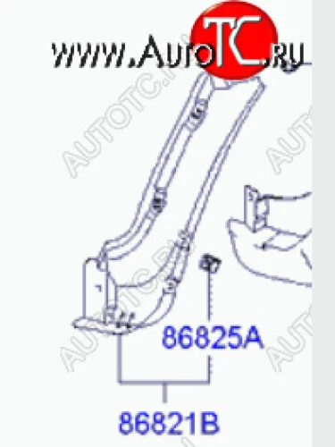 Левый задний подкрылок HYUNDAI Hyundai Elantra  XD (2008-2014) (ТагАЗ) седан