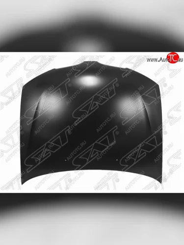 Капот (с отверстием под эмблему/под раздельную решетку) SAT Nissan Almera 2 N16 седан дорестайлинг (2000-2003)