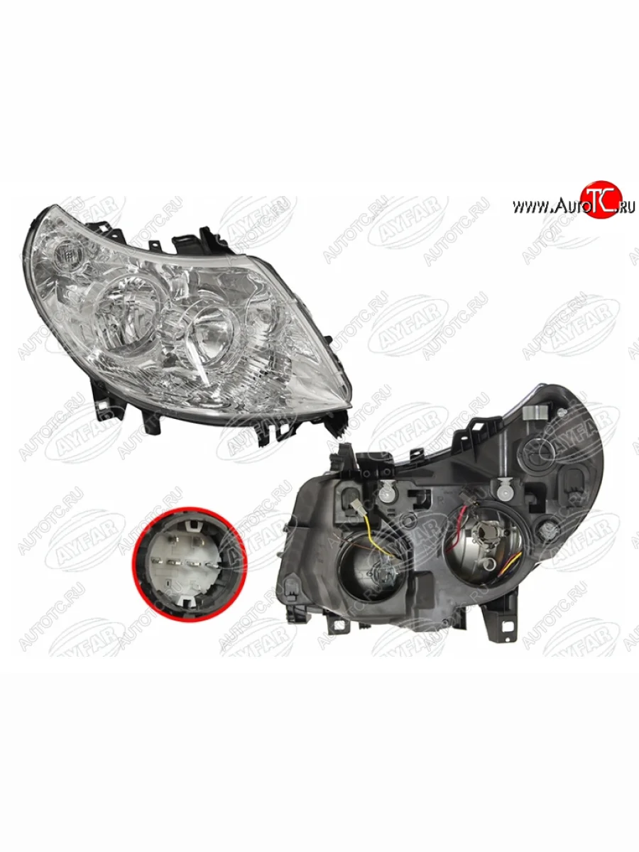 Правая фара (c электрокорректором, 7 контактов) AYFAR Fiat Ducato 250 (2006-2014)  в Самаре Самарской области