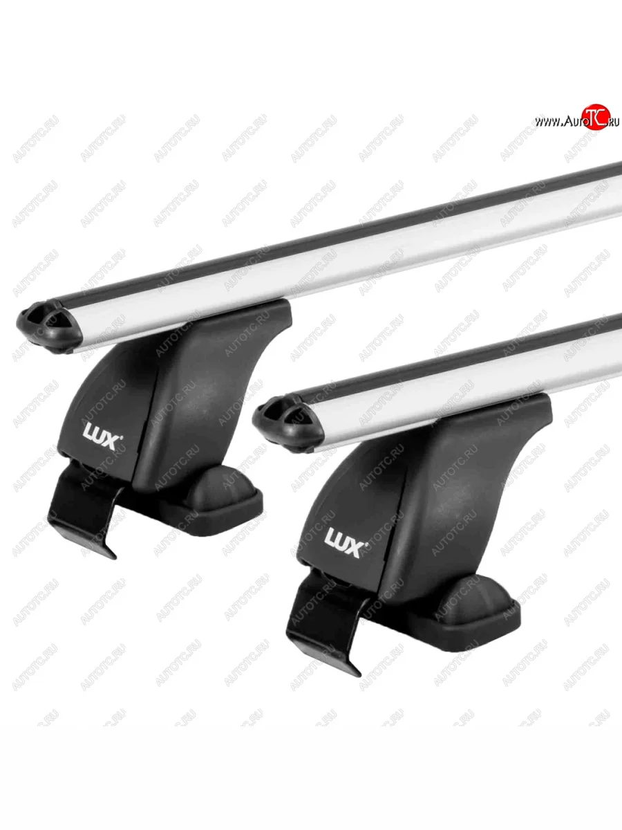 Багажник на крышу без рейлингов в сборе LUX1  Seat Ibiza (2002-2008) 6L (поперечины аэро-классик 110 см (цвет серебро))  в Самаре Самарской области