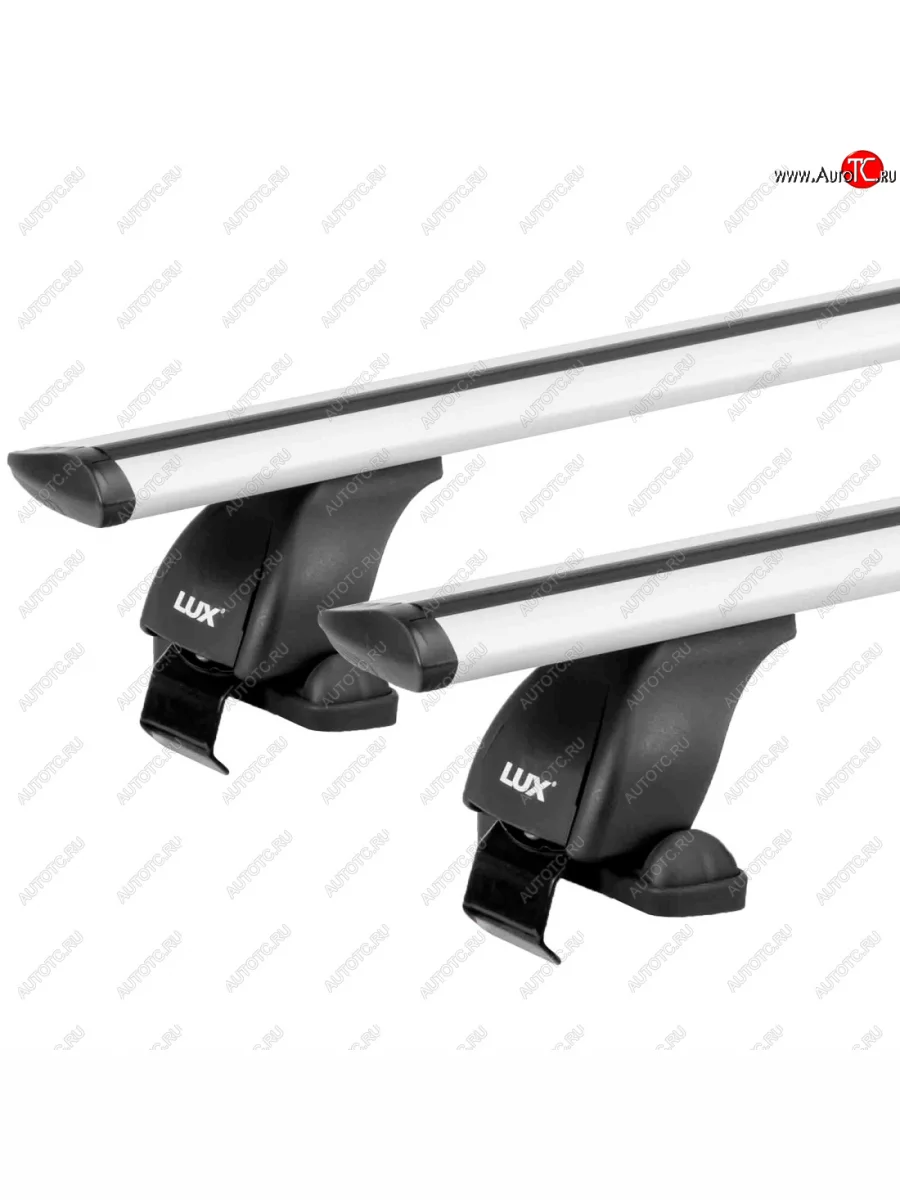 Багажник на крышу без рейлингов в сборе LUX1  Seat Ibiza (2002-2008) 6L (поперечины аэро-трэвэл 110 см (цвет серебро))  в Самаре Самарской области