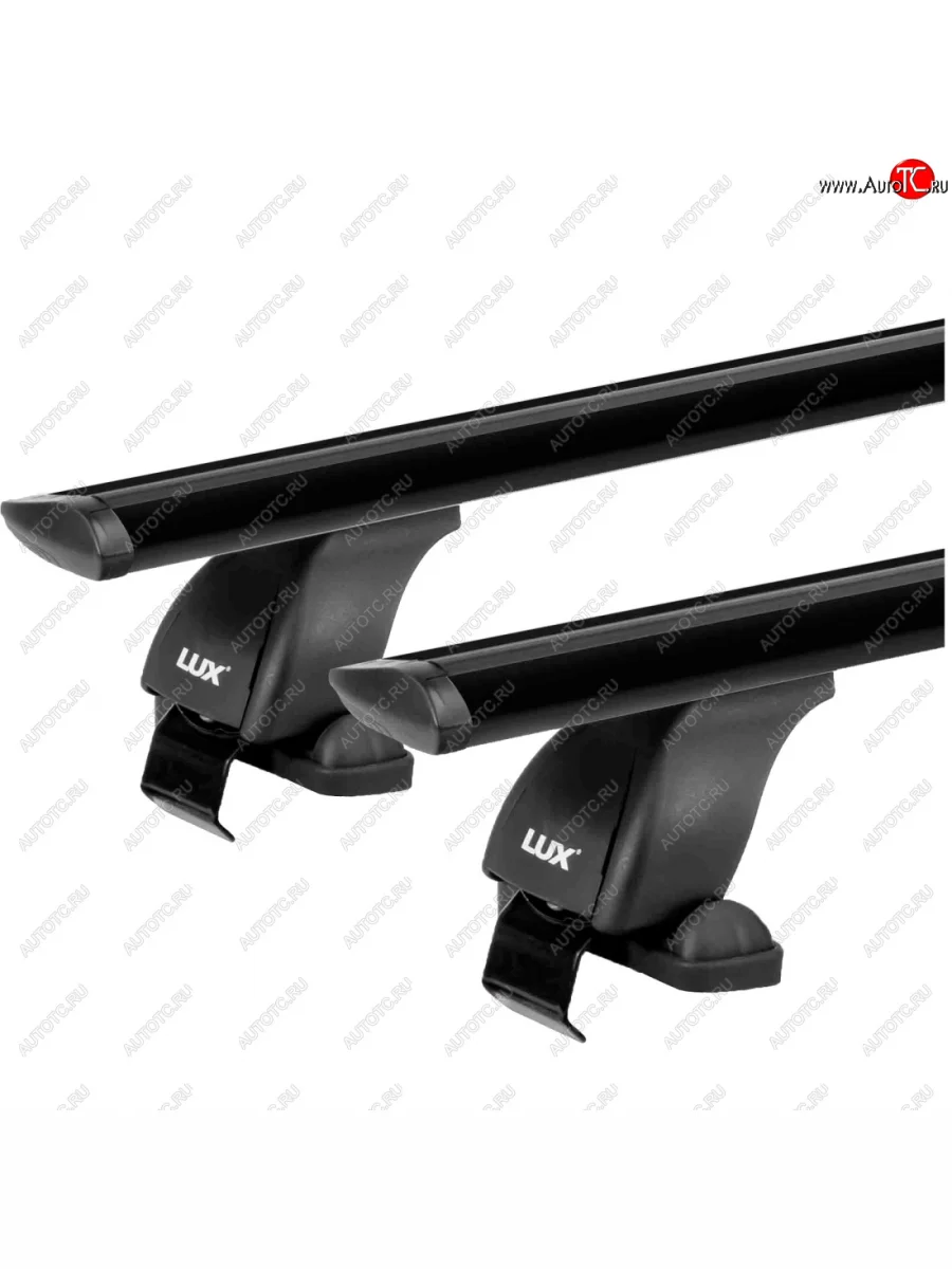 Багажник на крышу без рейлингов в сборе LUX1  Seat Ibiza (2002-2008) 6L (поперечины аэро-трэвэл 110 см (цвет черный))  в Самаре Самарской области