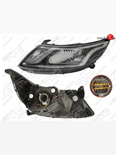 Фара KIA RIO 10-14 LH TYC 20-E368-05-9B, 20e368059b KIA Rio  3 QB (2011-2015) дорестайлинг седан, хэтчбек 5 дв. дорестайлинг
