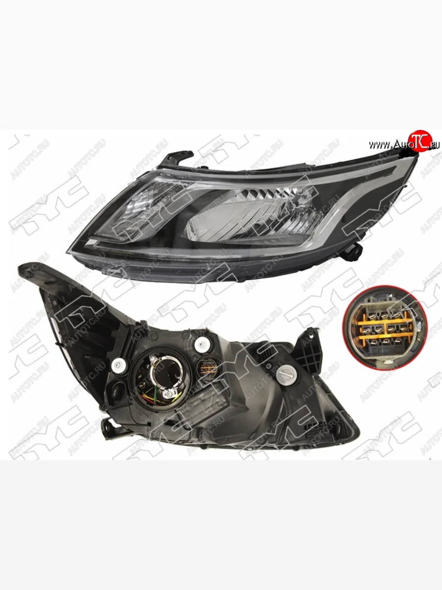 Фара KIA RIO 10-14 LH TYC 20-E368-05-9B, 20e368059b KIA Rio 3 QB дорестайлинг седан (2011-2015)  в Перми Пермском крае