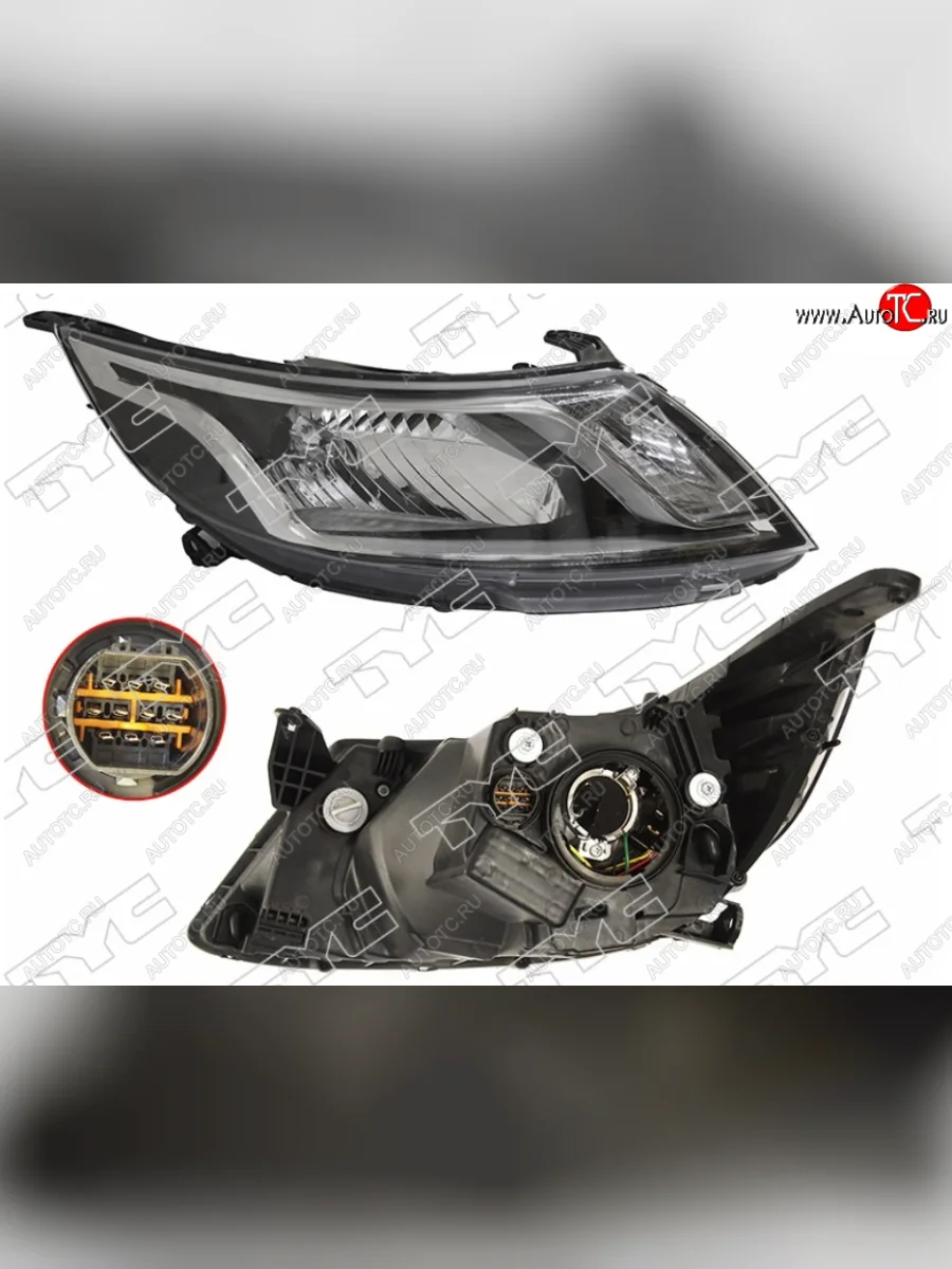 Правая фара TYC KIA Rio 3 QB дорестайлинг седан (2011-2015)  в Перми Пермском крае