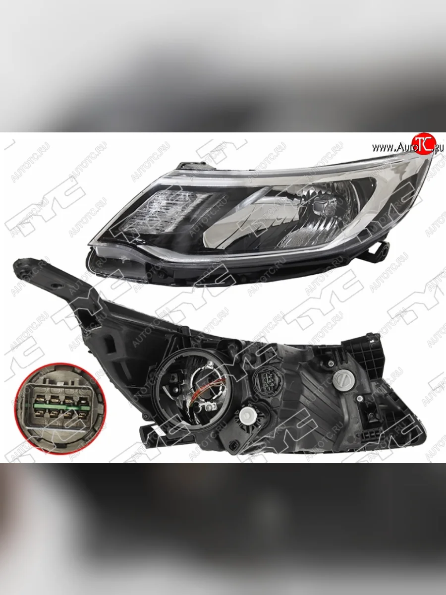 Левая фара (с электрокорректором) TYC KIA Rio 3 QB хэтчбек 5 дв. рестайлинг (2015-2017)  в Керчи Республика Крым