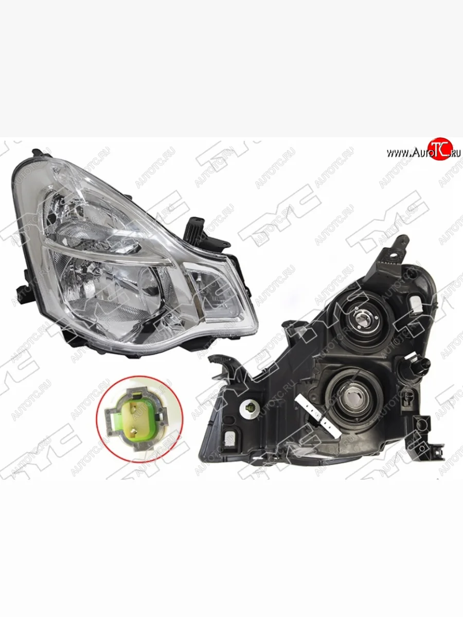 Правая фара (под электрокорректор) TYC Nissan Almera 3 G15 седан (2012-2019)  в Самаре Самарской области