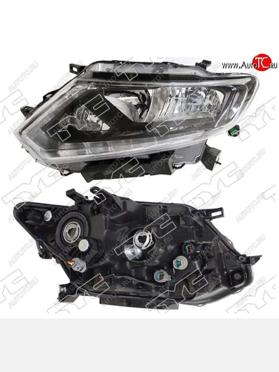 Левая фара (диодная полоса, не ксенон ,Евросвет) TYC Nissan X-trail 3 T32 рестайлинг (2017-2022)  в Самаре Самарской области