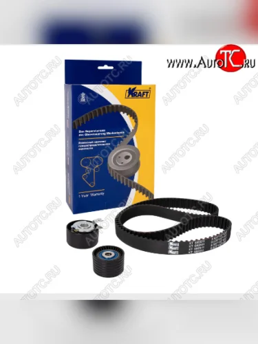 Комплект привода ГРМ (1.4/1.6 16V, ролики, ремень ГРМ) KRAFT Лада ВАЗ Ларгус дорестайлинг R90 (2012-2021)