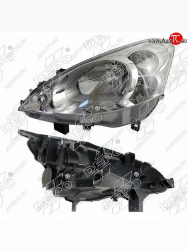 Левая фара DEPO Peugeot Partner  Tepee (2008-2012)