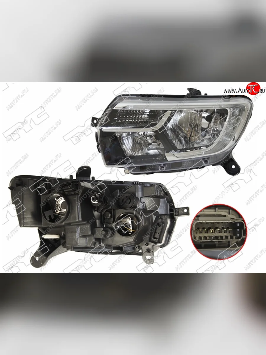 Левая фара TYC Renault Logan 2 рестайлинг (2018-2025)  с доставкой в г. Керчь