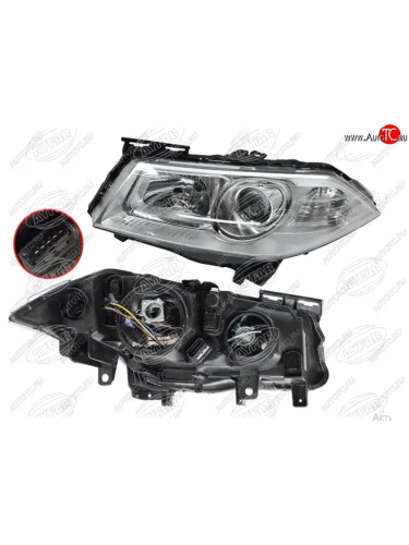 Левая фара (с электрокорректором) AYFAR Renault Megane ( хэтчбэк 5 дв.,  седан,  универсал) (2006-2009)  рестайлинг