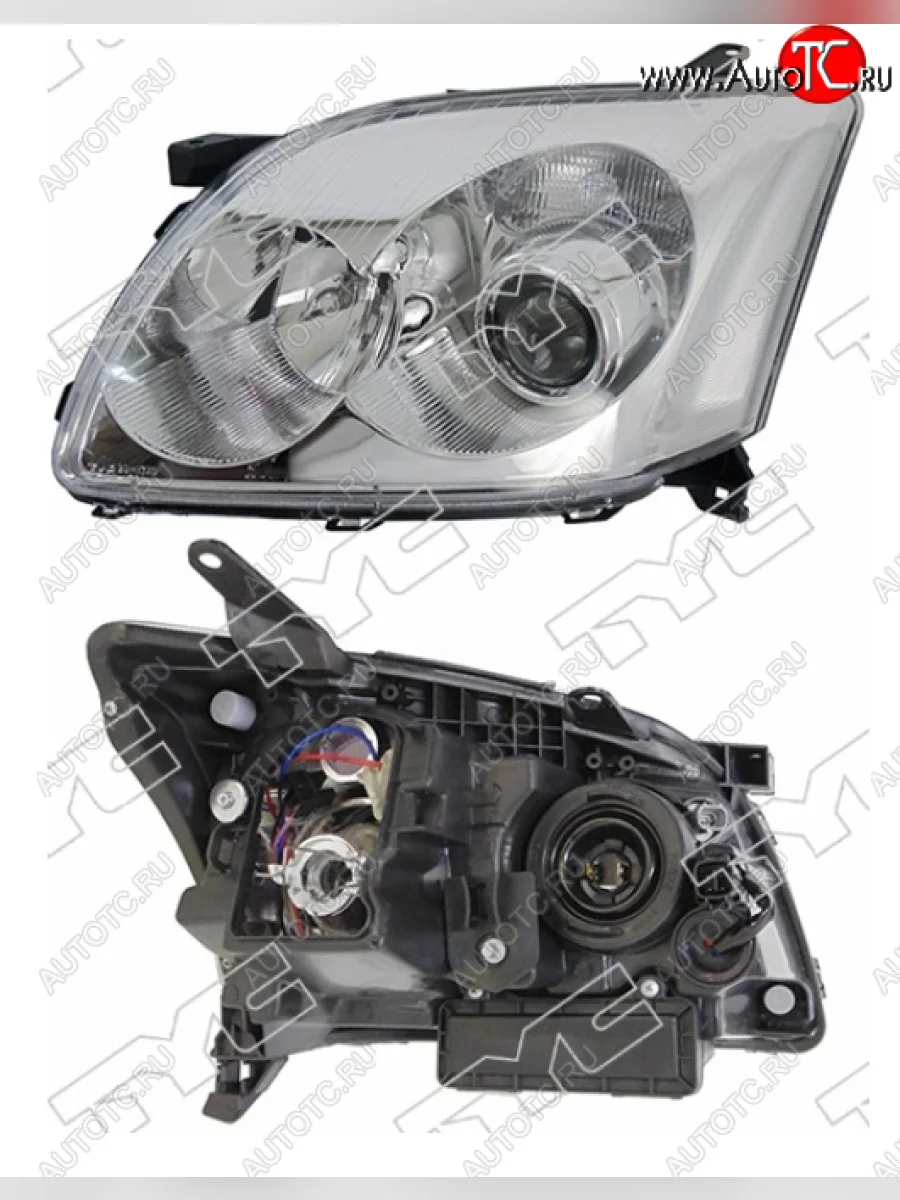 Левая фара (под корректор, Евросвет) TYC Toyota Avensis T250 седан дорестайлинг (2003-2006)  в Воронеже Воронежской области