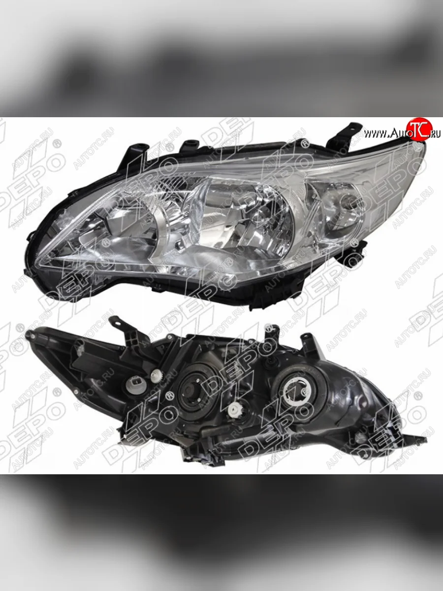 Левая фара DEPO Toyota Corolla E140 седан рестайлинг (2009-2013)  в Керчи Республика Крым
