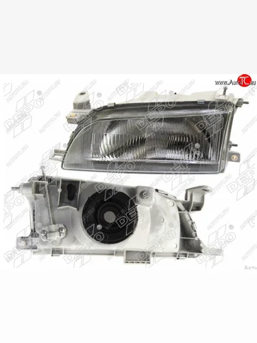 Левая фара (Евросвет) DEPO Toyota Corolla E100 седан (1991-2002)