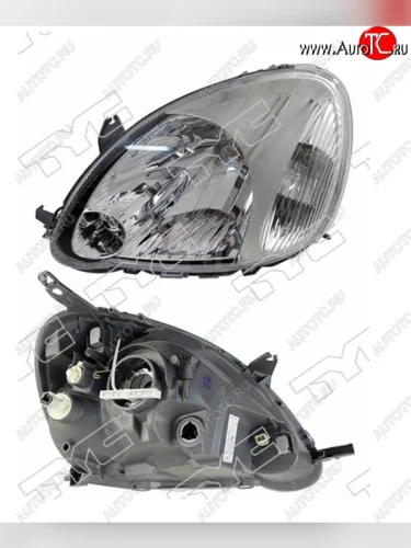 Левая фара (под электрокорректор, Евросвет) TYC Toyota Vitz  XP10 - Yaris  XP10