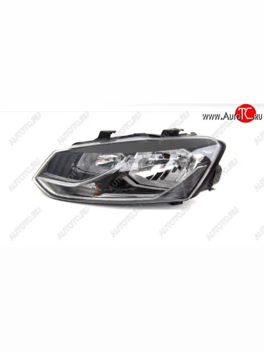 Левая фара (с корректором) DEPO Volkswagen Polo  Mk5 6R,6C,61 (2015-2020) седан рестайлинг