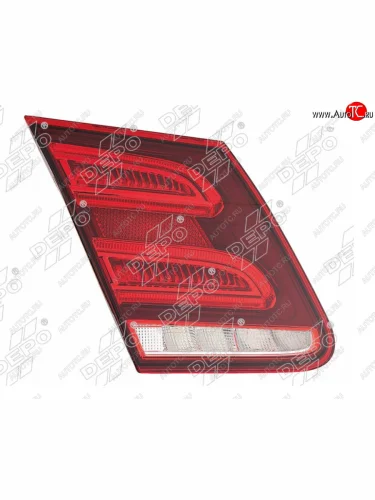 Левый фонарь в крышку багажника (LED) DEPO Mercedes-Benz E-Class W212 рестайлинг седан (2013-2017)