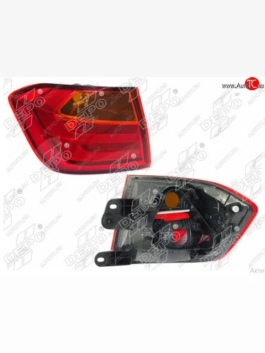 Левый фонарь задний (LED) DEPO BMW 3 серия F30 седан дорестайлинг (2012-2015)