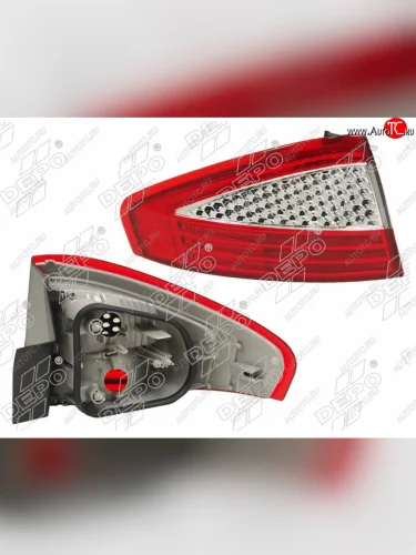 Левый фонарь задний DEPO Ford Mondeo Mk4,BD дорестайлинг, седан (2007-2010)