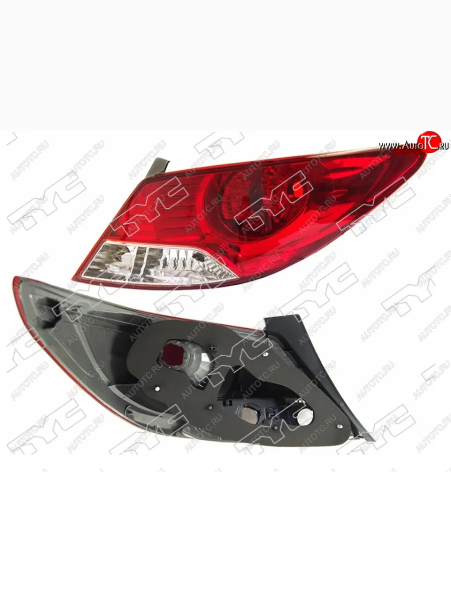 Правый фонарь задний TYC Hyundai Solaris RBr седан дорестайлинг (2010-2014)  с доставкой в г. Пермь