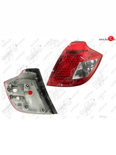 Правый фонарь задний DEPO KIA Ceed 1 ED рестайлинг, хэтчбэк 5 дв. (2010-2012)