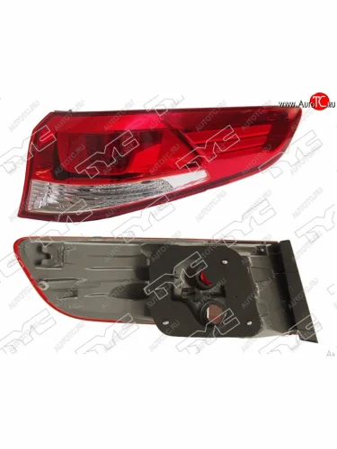 Правый фонарь задний (наружный) TYC KIA Rio 3 QB рестайлинг седан (2015-2017)