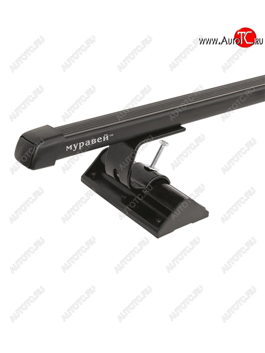 Универсальный багажник на крышу с винтовым соединением предусмотренным автопроизводителем Муравей C-15 KIA Rio 3 QB хэтчбек 5 дв. дорестайлинг (2011-2015) (стандарт 140 см)  в Керчи Республика Крым