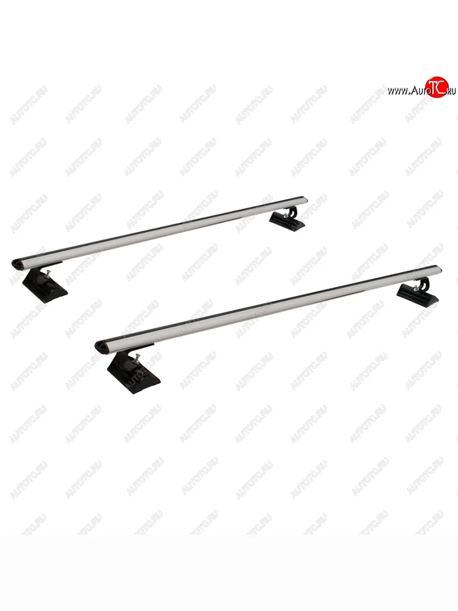 Универсальный багажник на крышу с винтовым соединением предусмотренным автопроизводителем Муравей C-15 KIA Rio 3 QB хэтчбек 5 дв. дорестайлинг (2011-2015) (аэро-классик 140 см)  в Керчи Республика Крым