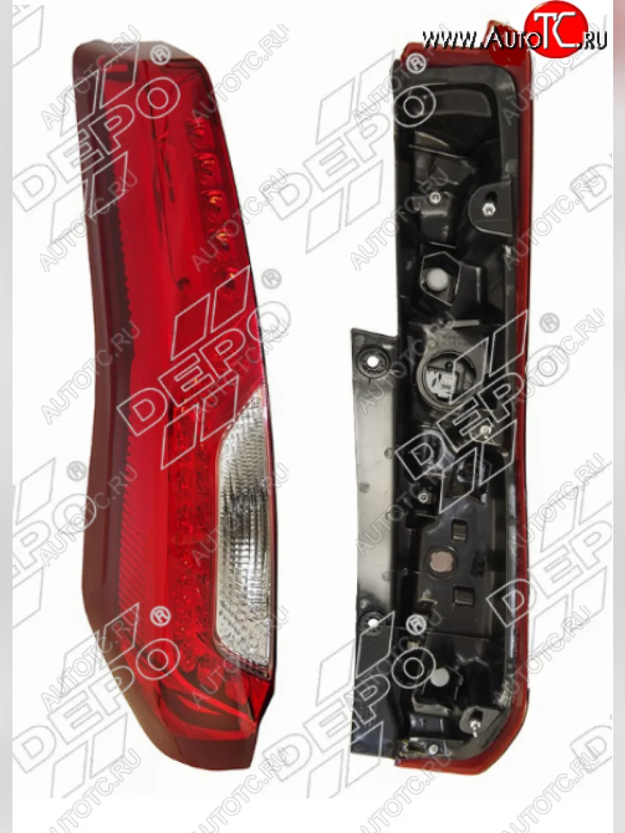 Левый фонарь задний (LED) DEPO Nissan X-trail 2 T31 рестайлинг (2010-2015)  в Перми Пермском крае