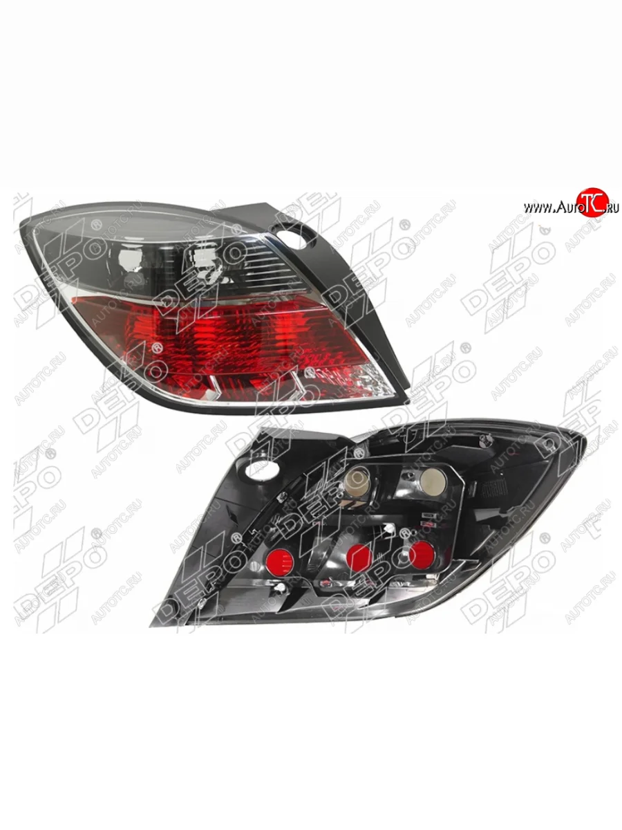 Левый фонарь задний DEPO Opel Astra H GTC хэтчбек 3 дв. дорестайлинг (2004-2006)  с доставкой в г. Пермь