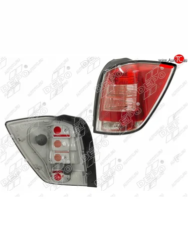 Правый фонарь задний DEPO Opel Astra H универсал рестайлинг (2007-2015)