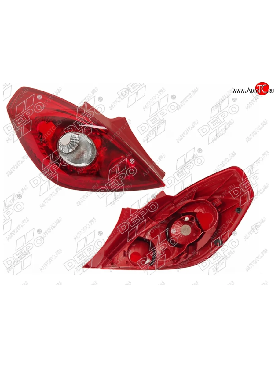 Левый фонарь задний DEPO Opel Corsa D дорестайлинг, хэтчбэк 3 дв. (2006-2010)  в Воронеже Воронежской области
